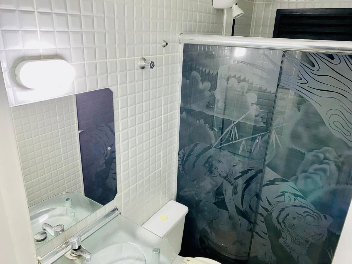 Lindo Flat Na Praia Da Ocian - Praia Grande エクステリア 写真